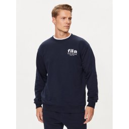 Fila Pulóver FAM0671 Sötétkék Relaxed Fit