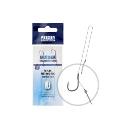 FC FC-545 method előkötött horog fonott zsinórral 8 cm - Méret: 8, 0,14 mm, 2 db (CZ4266)