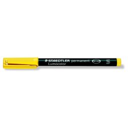 STAEDTLER Alkoholos marker, OHP, 0,4 mm, STAEDTLER "Lumocolor(R) 313 S", sárga