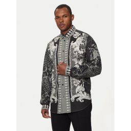 Versace Jeans Couture Ing 76GAL21A Fekete Regular Fit