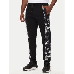 Versace Jeans Couture Melegítő alsó 76GAA3C0 Fekete Regular Fit