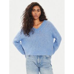 American Vintage Sweater Bymi BYM18AE24 Kék Regular Fit