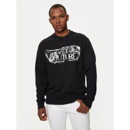 Versace Jeans Couture Pulóver 76GAIE03 Fekete Regular Fit