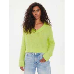 American Vintage Sweater Bymi BYM18AE24 Sárga Regular Fit