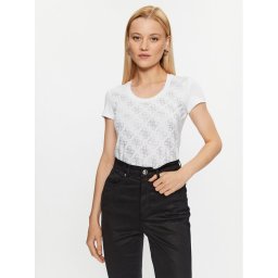 Guess Póló W3BI53 J1314 Fehér Slim Fit