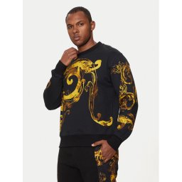 Versace Jeans Couture Pulóver 76GAI3RW Fekete Regular Fit