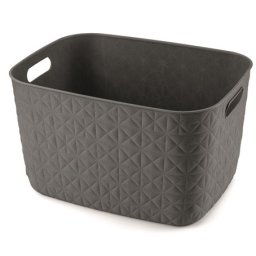 Curver Softex L, 19 literes műanyag tárolódoboz - sötétszürke