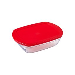 Ôcuisine hőálló tál műanyag fedővel 28 x 20 cm 2,5 liter 40485