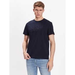Gant Póló Tonal Shield 2003140 Sötétkék Regular Fit