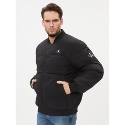 Calvin Klein Jeans Pehelykabát J30J324072 Fekete Regular Fit