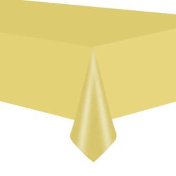 Asztalterítő, króm arany színű, 2,74m x 1,37m