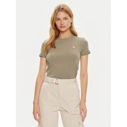 Guess Póló W2YI44 J1314 Zöld Slim Fit