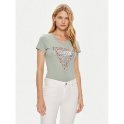 Guess Póló W4YI72 J1314 Zöld Slim Fit