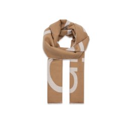 Calvin Klein Sál Fringes 2-Tones Wool Blend Scarf K60K612028 Barna