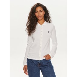 Polo Ralph Lauren Ing 211941176004 Fehér Slim Fit