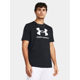 Under Armour Póló Ua Sportstyle Logo Update Ss 1382911-001 Fekete Loose Fit