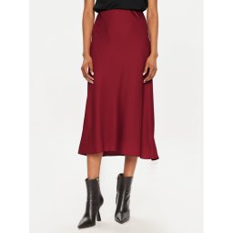 Calvin Klein Midi szoknya K20K207308 Piros Slim Fit