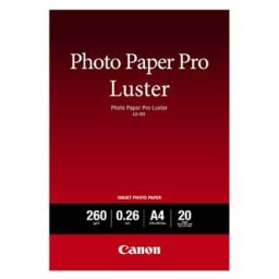 Canon Photo Paper Pro Luster, LU-101, fotópapír, fényes, 6211B006, fehér, A4, 260 g/m2, 20 db, tintasugaras papír