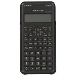 Casio számológép FX 82 MS 2E, fekete, iskolai számológép kétsoros kijelzővel
