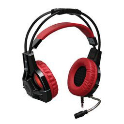 Defender Lester, játék headset mikrofonnal, vezetékes, fekete-piros, 2.0, 50 mm-es hangszóró típus 2x 3,5 mm-es jack USB