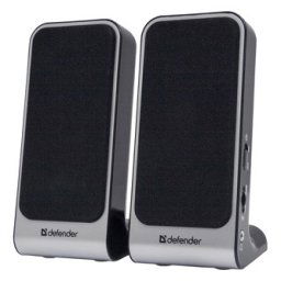 Defender Speakers SPK-225, 2.0, 4W, szürke, hangerőszabályzó, mágnesesen árnyékolt ház, fejhallgató-csatlakozó, 200Hz~18kHz
