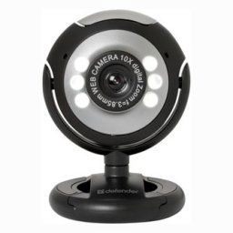 Defender C-110 webkamera, fekete/szürke 0.3 Mpix, USB 2.0, laptophoz/LCD-hez