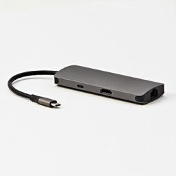 USB 3.1 Type-C dokkolóállomás szürke, teljesen új, HDMI, RJ45, microSD, USB C (PD), 2x USB3.0