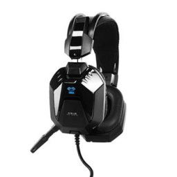 E-blue Cobra H 948 játék headset mikrofonnal, vezetékes, fekete, 2x 3,5 mm-es jack csatlakozóval