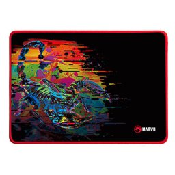 Egérpad, G15, gaming, fekete, 35,2x25,2 cm, Marvo