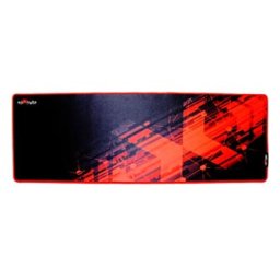 Egérpad, P2-XL, játék, fekete és piros, 78 x 27 x 0,4 cm, Red Fighter, piros harcos