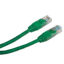 LAN hálózati kábel UTP patchkábel, Cat.5e, RJ45 csatlakozó - RJ45 csatlakozó, 5 m, árnyékolatlan, zöld, economy