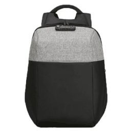 Laptop hátizsák 15,6", NB008, fekete/szürke poliészter/polietilén/nylon, nem könnyen ellopható, ELADÓ