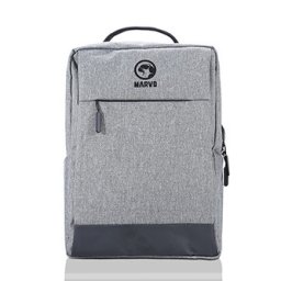 Laptop hátizsák 15.6", BA-03, szürke nejlon, USB töltőport, Marvo, ELADÓ