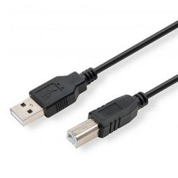 Logo USB kábel (2.0), USB A csatlakozó - USB B csatlakozó, 1,8m