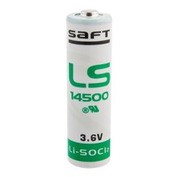 Eldobható lítium akkumulátor, AA, 3.6V, Saft, SPSAF-14500-2600