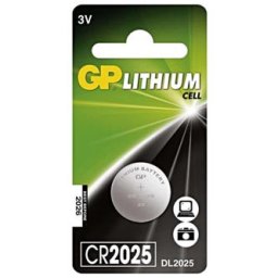 GP eldobható lítium akkumulátor CR2025, 1 db-os kiszerelésben
