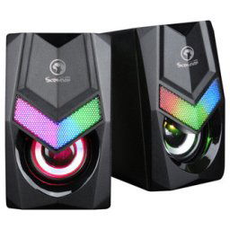 Marvo hangszórók SG-118, 6W, fekete, háttérvilágítással