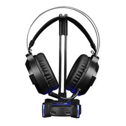 Marvo HZ-04 megvilágított fejhallgató állvány, fekete