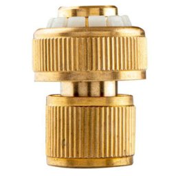 NEO TOOLS gyorscsatlakozó STOP funkcióval, anyag sárgaréz, 3/4", arany, 15-733