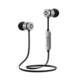 Powerton LIFE ARIVO vezeték nélküli bluetooth fejhallgató, fekete és ezüst színben