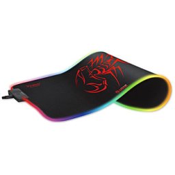 RGB egérpad, MG8, gaming, fekete, 350 x 250 mm, 3 mm, Marvo, RGB háttérvilágítás
