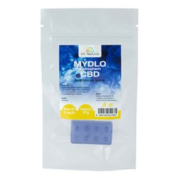 Szilárd szappan CBD-vel, 17g, virágos, antioxidánsokkal, Dr. Natural