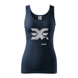 Tank top EERINESS RETRO kék, 1.5 mm-es méret, in. L