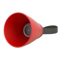 YZSY Bluetooth hangszóró SALI, 1.0, 3W, piros, hangerőszabályzó, összecsukható, vízálló