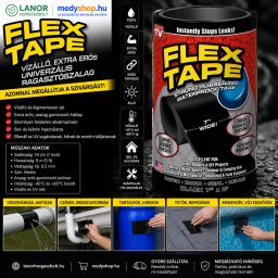 Flex Tape vízálló, extra erős univerzális ragasztószalag - 18 cm