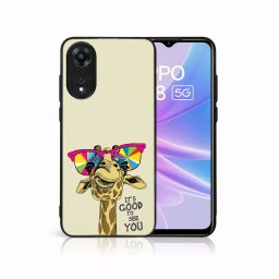 PROTEMIO MY ART Védőburkolat: Oppo A78 5G ZSIRÁF (180)
