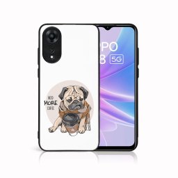 PROTEMIO MY ART Védőburkolat a Oppo-hoz A78 5G SEA COFFEE (184)
