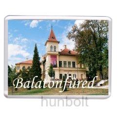 Balatonfüred Vaszary Villa hűtőmágnes (műanyag keretes)