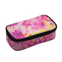 OXY szögletes JUMBO tolltartó gumipánttal - OXY BAG - rózsaszín batikolt