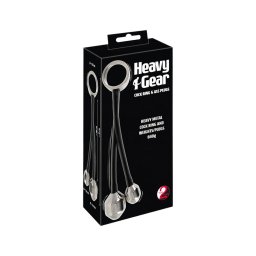 You2Toys Heavy Gear - heregyűrű anál súllyal (fekete)